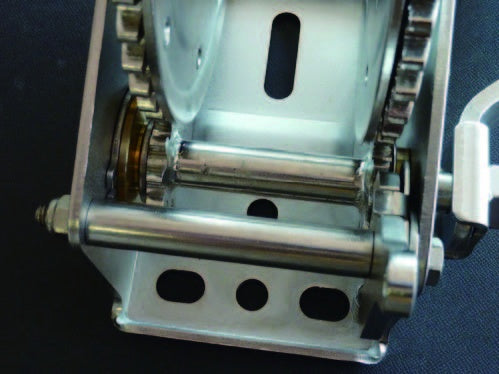 Boat Trailer Stainless Steel Double Gear Hand Winch Maximum Load 920kg Trailer Parts Towing WT-77S-20