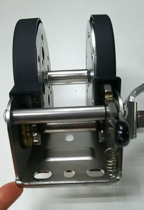 Stainless steel double gear hand winch maximum load 727kg WT-77S-16