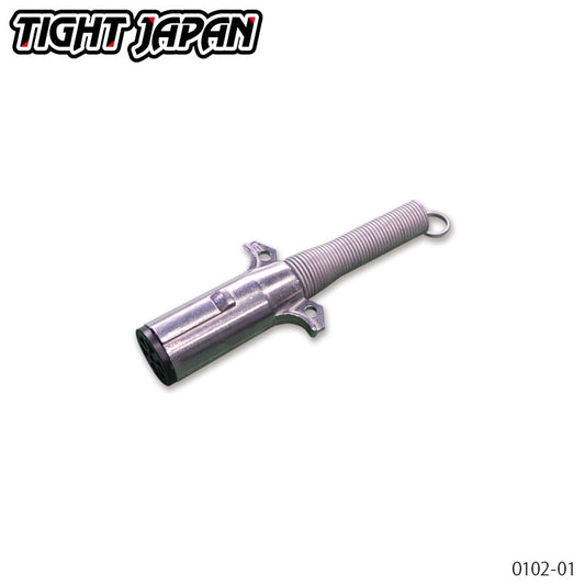 タイトジャパン TIGHTJAPAN　7極ハーネスコネクター アルミ製トレーラー側　電気配線 プラグ  0102-01　