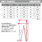 2025新作 UNLIMITED RUSH  ロングパンツ  ウェットスーツ ユニセックス 水上バイク ジェットスキー サポートパッド付 マリンスポーツ UWP0612