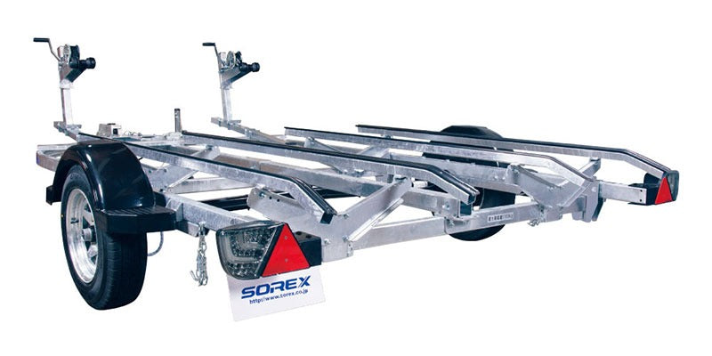 SOREX TWIN JET 1150 2艇積 スチールフレーム 普通8ナンバー 普通車 最大積載量1150kg 要牽引免許 トレーラー – JSP  TOKAI