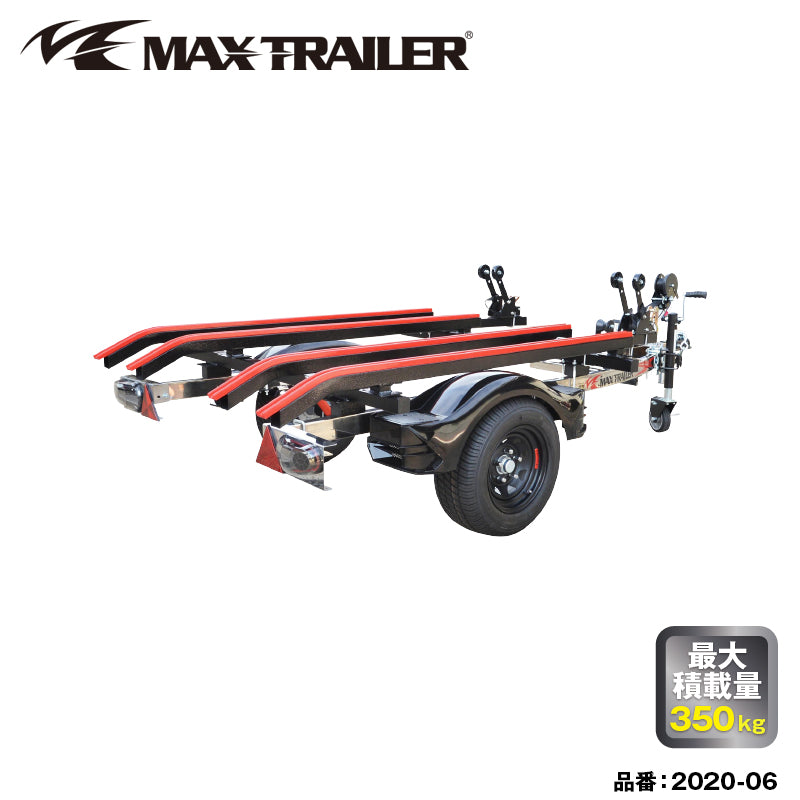 MAXTRAILER RR Tandem STAINLESS BODY 1艇積 ステンレスボディ 軽自動車 350kg　2020-06　トレーラー