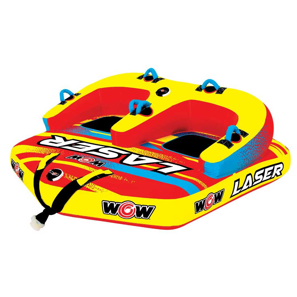 [Final Sale] [Free Bag] WOW Racer LASER 3 Water Toy Banana Boat Towing Tube Rubber Boat WOW 23-WTO-4644