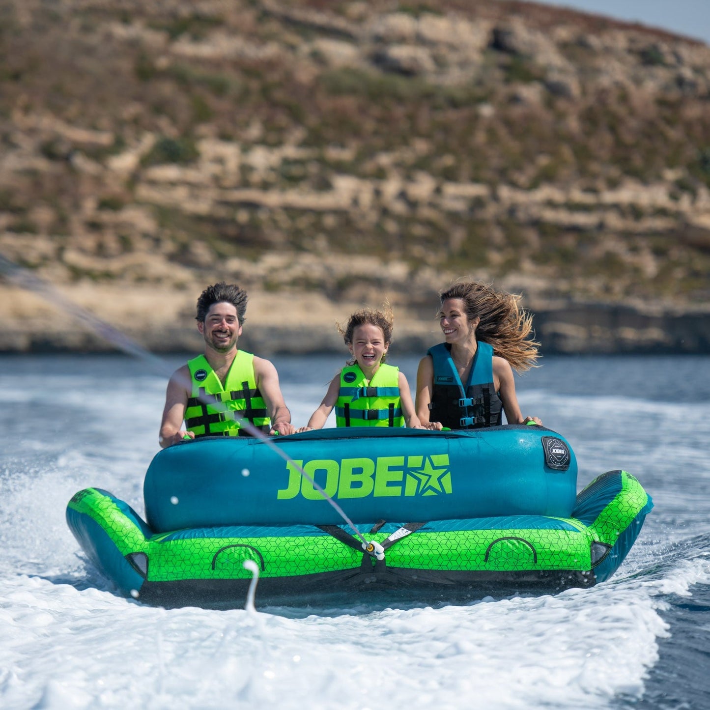 Ends 8/20 Jobe Towing Tube Binar 3-seater Water Toy Marine Sports 230323001