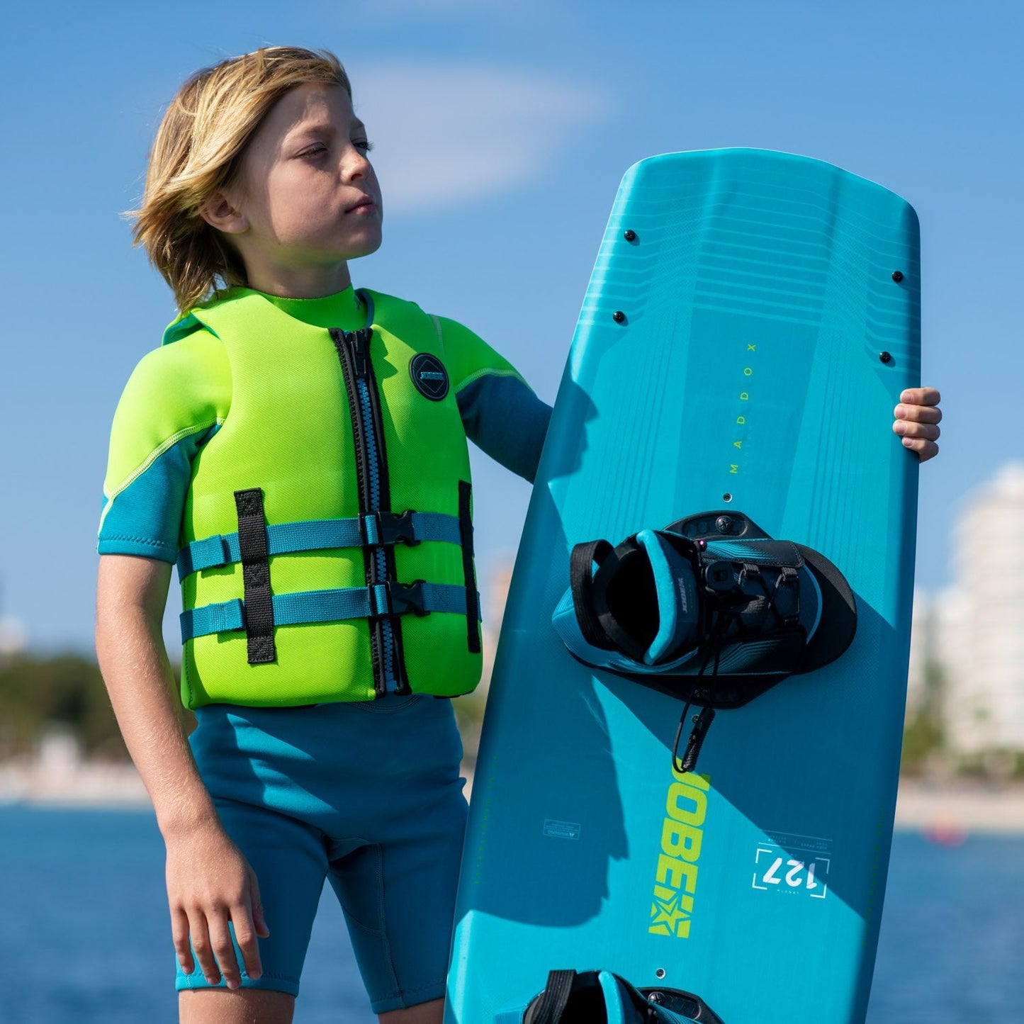 Jobe Neoprene Life Vest Life Jacket Kids Lime Green Life Jacket for Kids LimeGreen 244921011