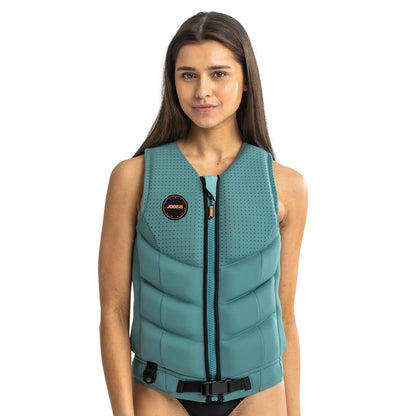 Jobe Fragment Life Vest Life Jacket for Women Vintage Teal Life Jacket Adult Women VintageTeal 244922007