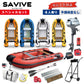 【1-Year Warranty】Inflatable Boat, 4-Person, No License Required, Mini Boat, Fishing, 3m, Special Set, Oars, Pump, Fuel Tank, HONDA Honda 2hp Outboard Motor BF2DK3, S Transom, Inflatable Boat, No Preliminary Inspection, Oars Only, SAVIVE SV-IBA300H-S