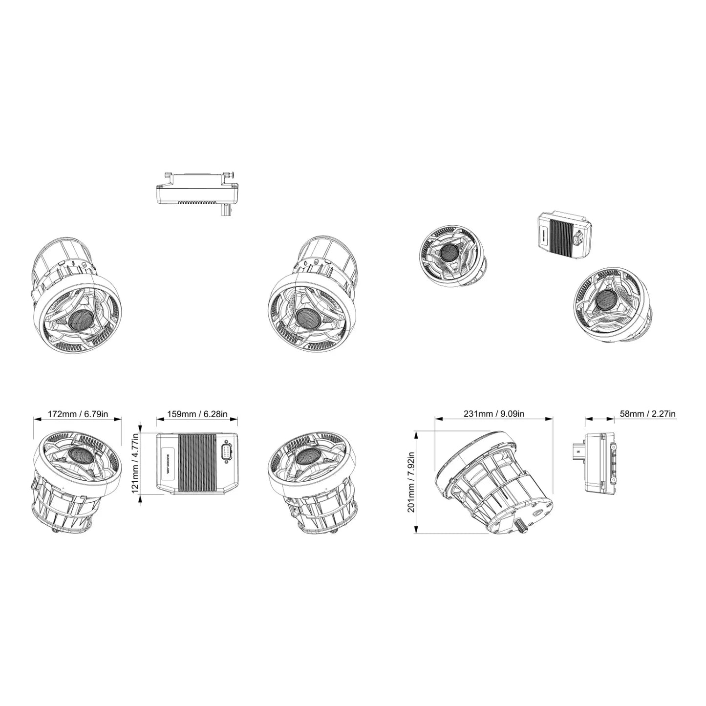80ワット プラチナムオーディオシステム Sea-Doo Platinum Audio System Upgradeスピーカー Kit 純正 295101512