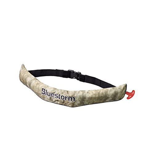 Blue Storm Cherry Blossom Mark Sober Waist Automatic Inflatable Waist Life Jacket for Small Boats Recreational Fishing Boats Fishing Boats BSJ-5920RSII Inspection Compliant Product High Floor Life Jacket