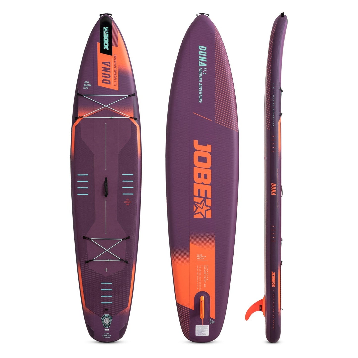Jobe ジョベ SUP スタンドアップパドルボード  Aero Duna エアロ デュナ 11.6パッケージ インフレータブル フルセット パープル 486425005