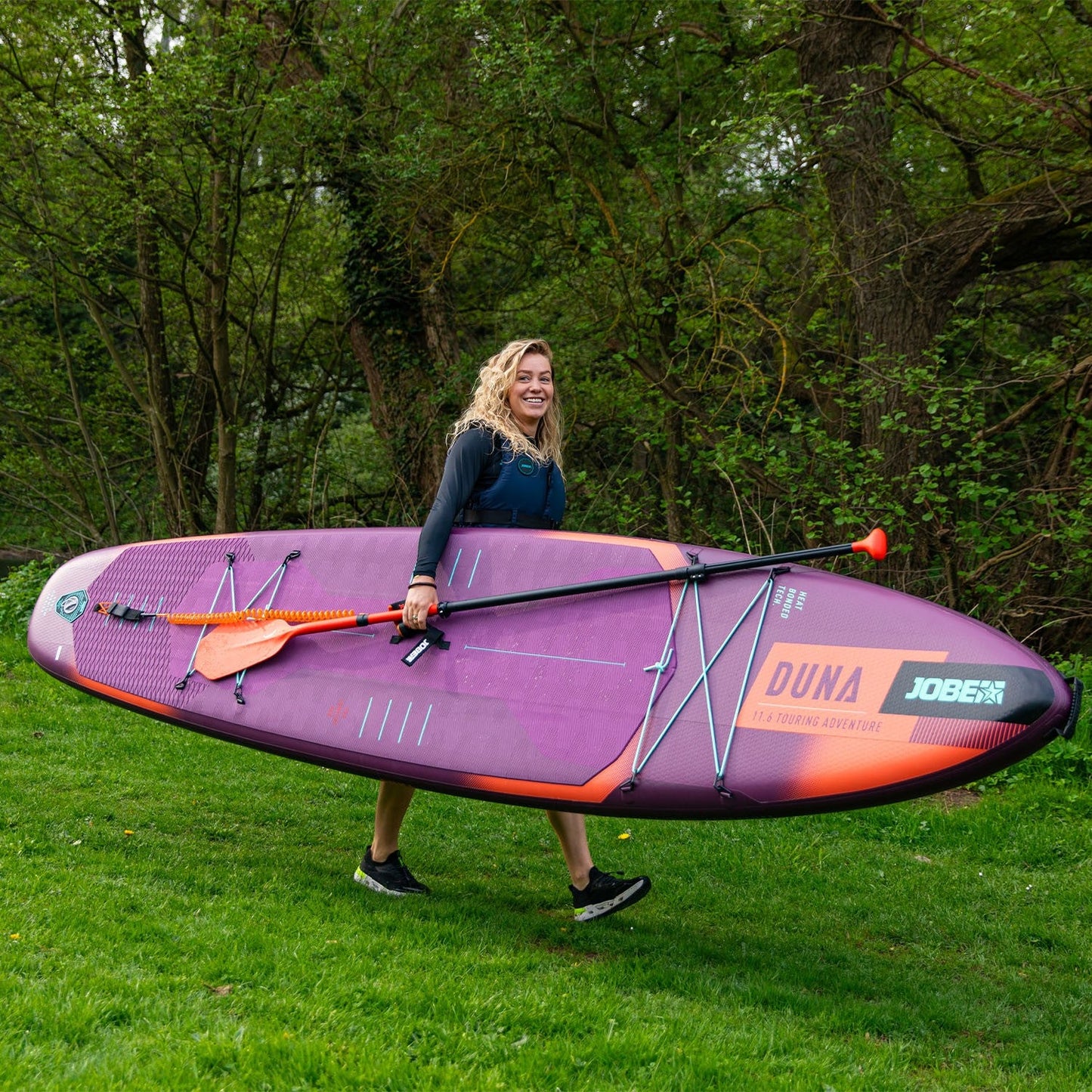Jobe ジョベ SUP スタンドアップパドルボード  Aero Duna エアロ デュナ 11.6パッケージ インフレータブル フルセット パープル 486425005