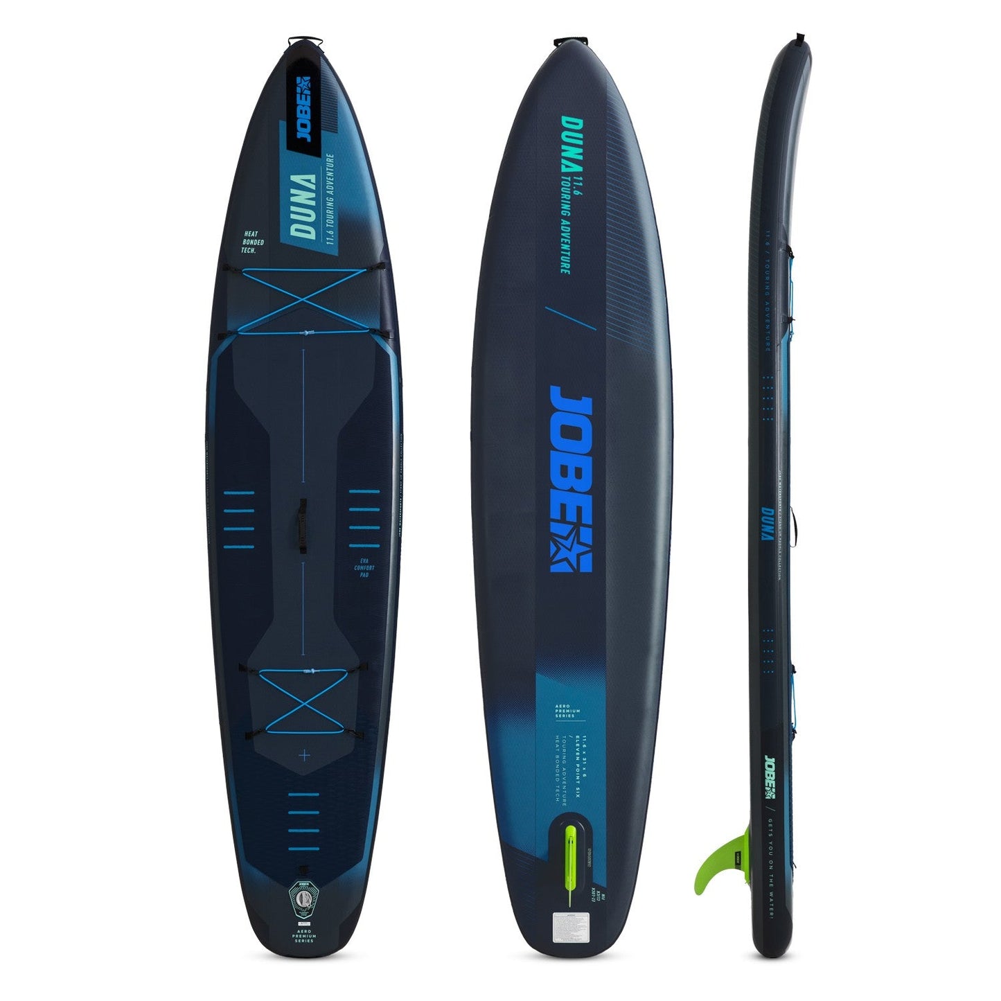 Jobe ジョベ SUP スタンドアップパドルボード  Aero Duna  エアロ デュナ 11.6パッケージ インフレータブル フルセット ブルー 486425006