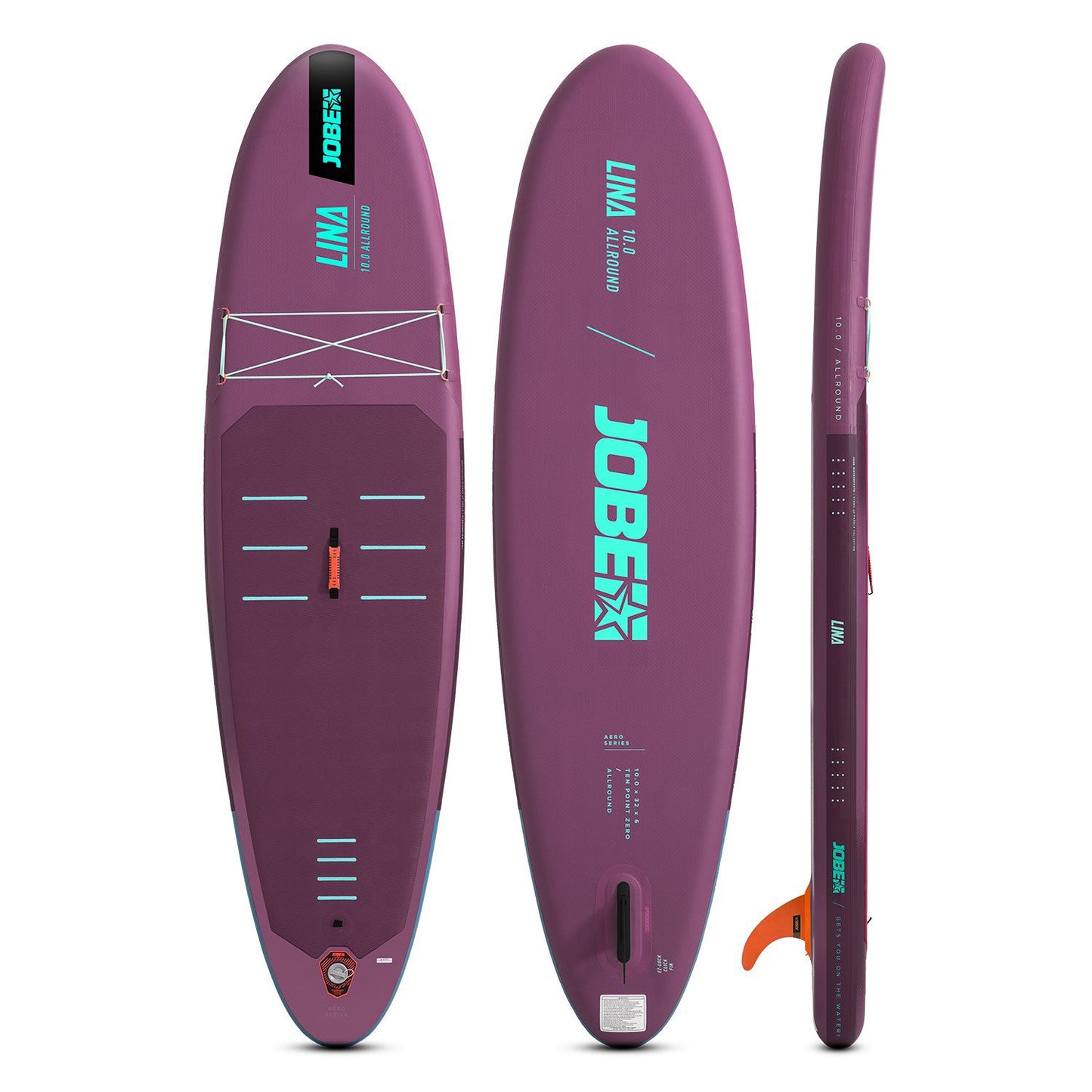 Jobe ジョベ SUP スタンドアップパドルボード Aero Lina エアロ リナ 10.0パッケージ インフレータブル フルセット 初心者向け 486425013
