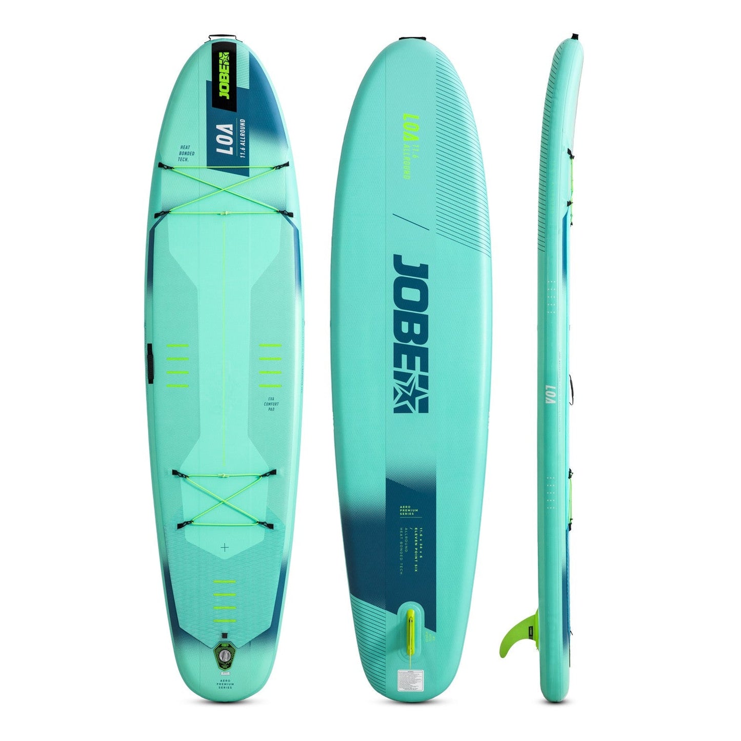 Jobe ジョベ SUP スタンドアップパドルボード  Aero Loa SUP エアロ ロア 11.6パッケージ インフレータブル フルセット 486425014