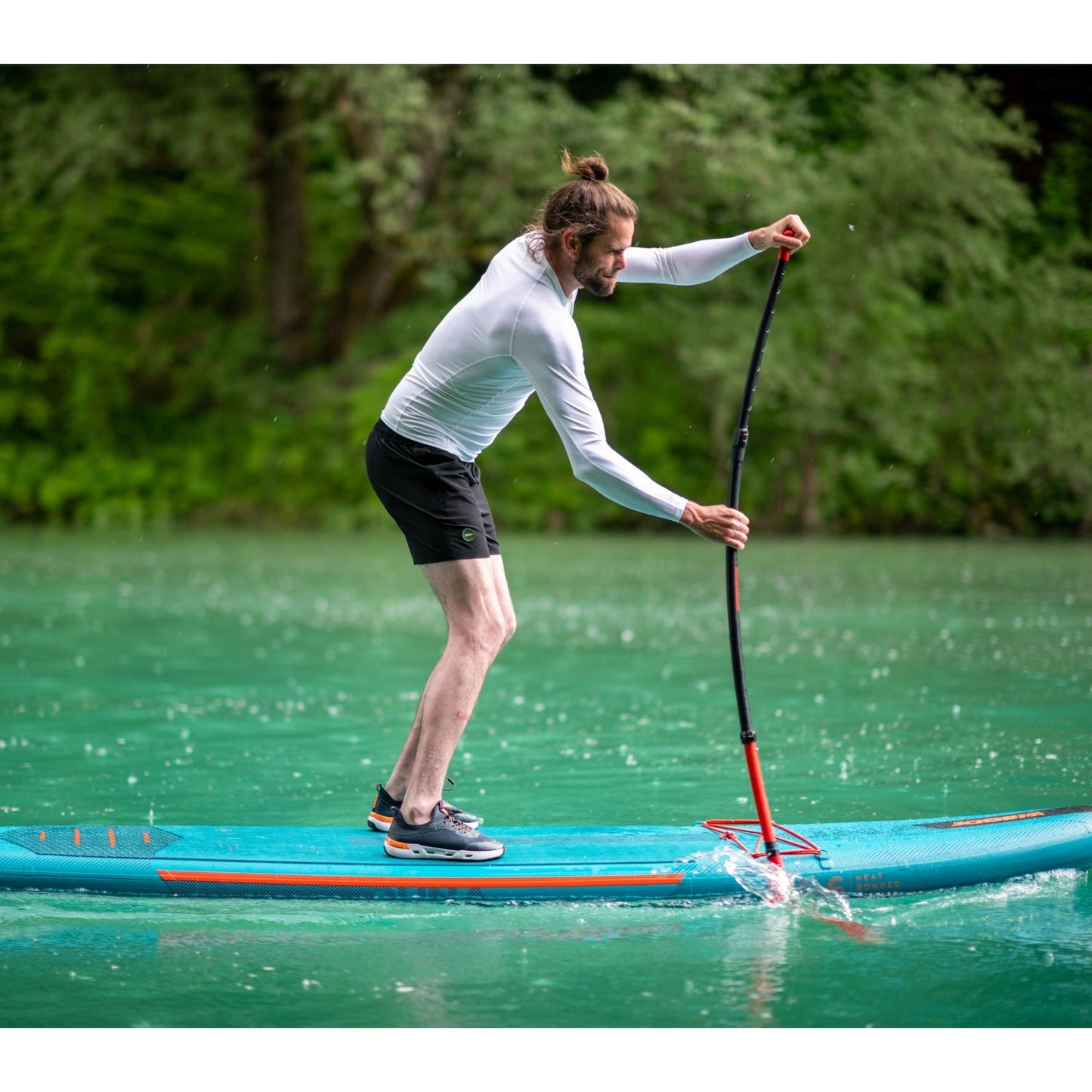 Jobe SUP Paddle SUP Paddle Stand Up Paddle Board Carbon Orange 3 Piece 486723005