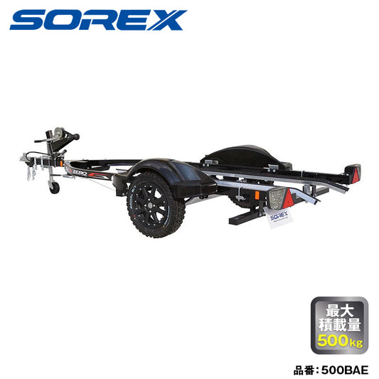 SOREX ZERO 500BAE 1 boat capacity Steel frame Small 8 number small car Maximum load capacity 500kg Trailer