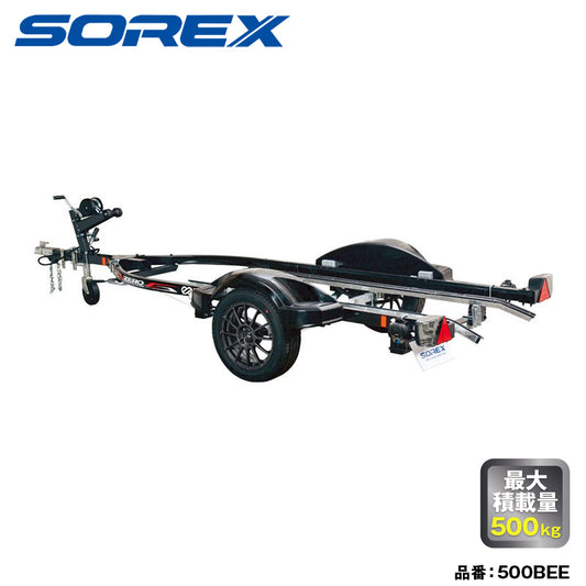 SOREX ZERO 500BEE 1 boat capacity Steel frame Small 8 number small car Maximum load capacity 500kg Trailer