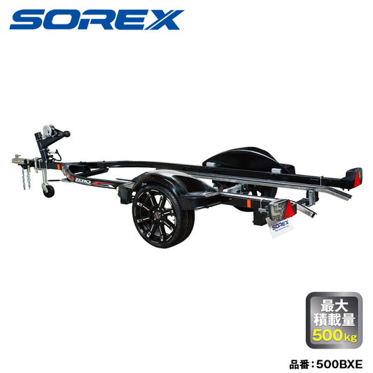 SOREX ZERO 500BXE 1 boat capacity steel frame small 8 number small car maximum load capacity 500kg trailer