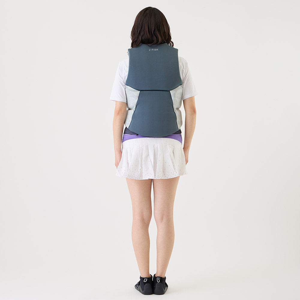 J-FISH ライフジャケット ジェットスキー 小型船舶特殊 船検OK ジェイフィッシュ 女性 レディース ネオベスト ウエイクボード SUP JQN-441