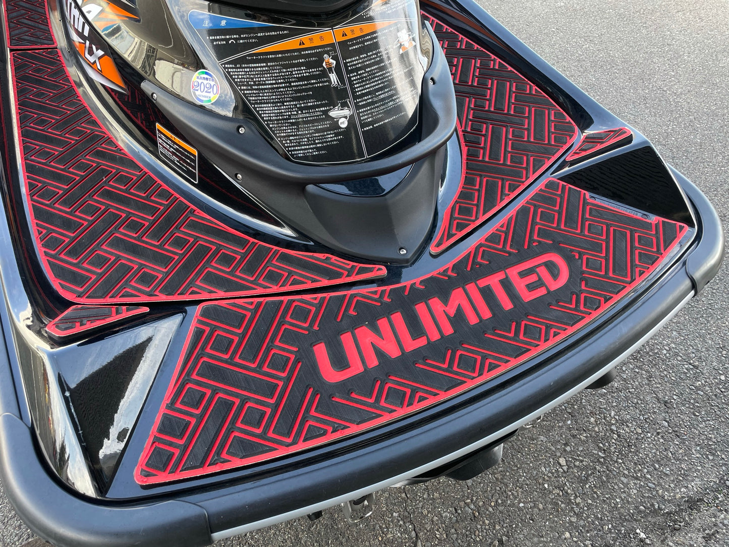 Deck mat with tape Rectangle for ULTRA UNLIMITED UL51031 Kawasaki jet ski