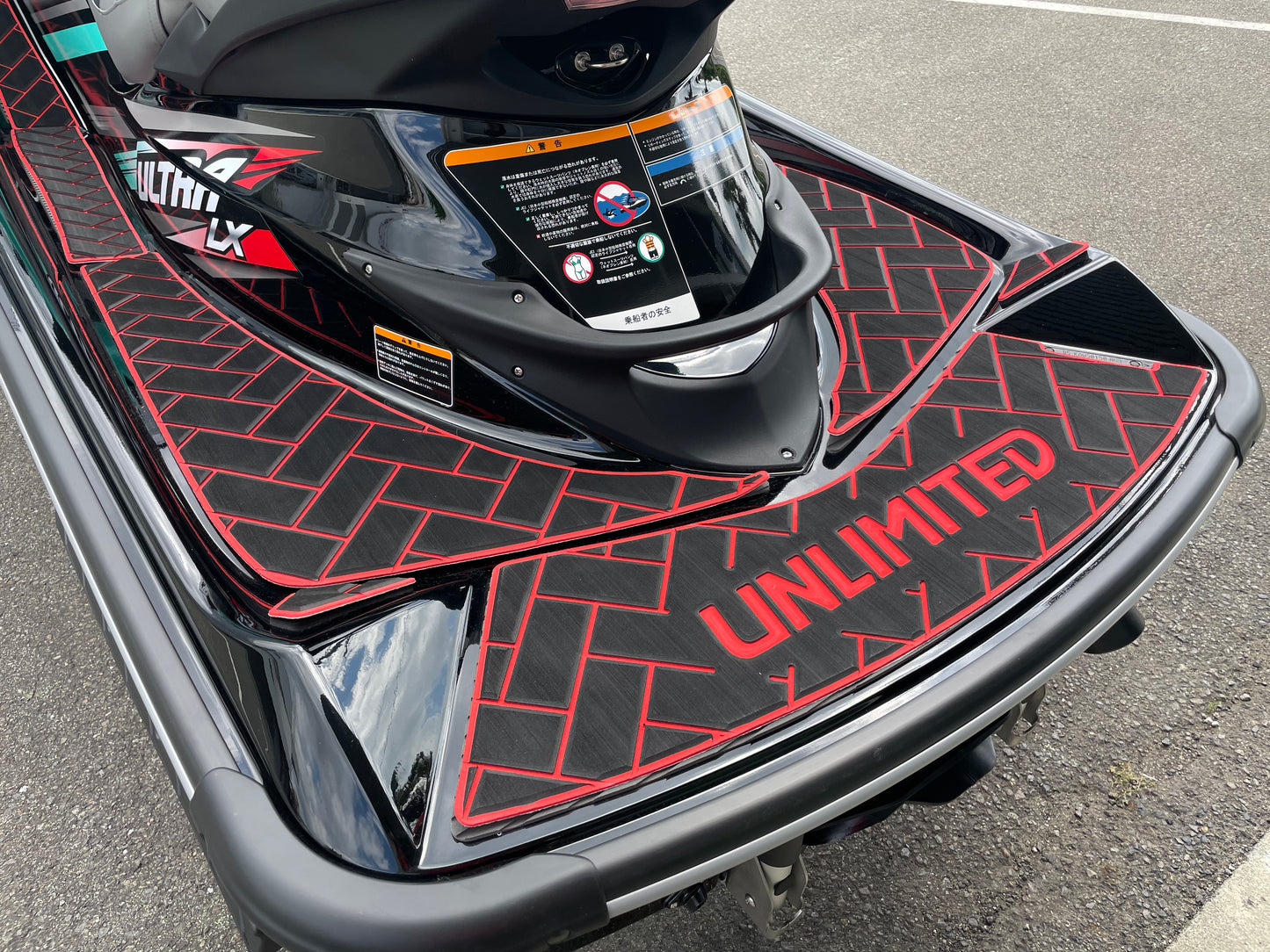 Deck mat with tape Brick for ULTRA UNLIMITED UL51011 Kawasaki jet ski