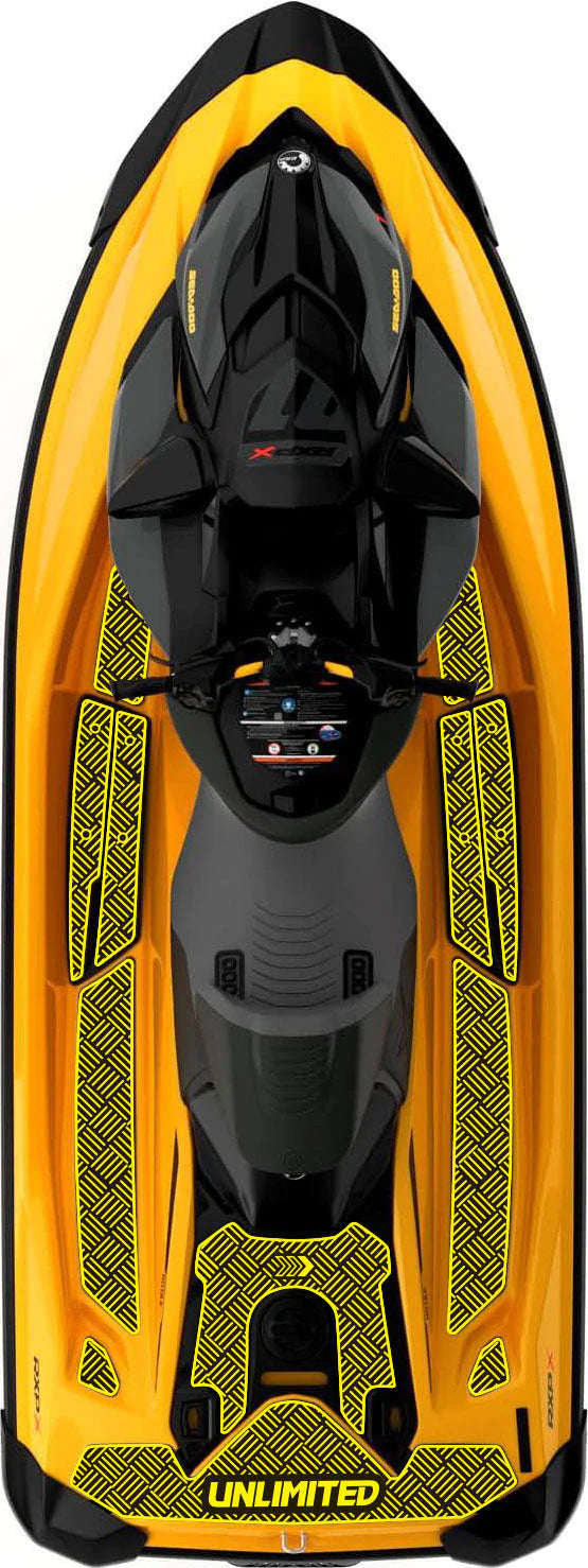 SEADOO Deck Mat with Tape RXP-X Checker Various Colors UNLIMITED UL51123 SEADOO BOMBARDIER Jet Ski