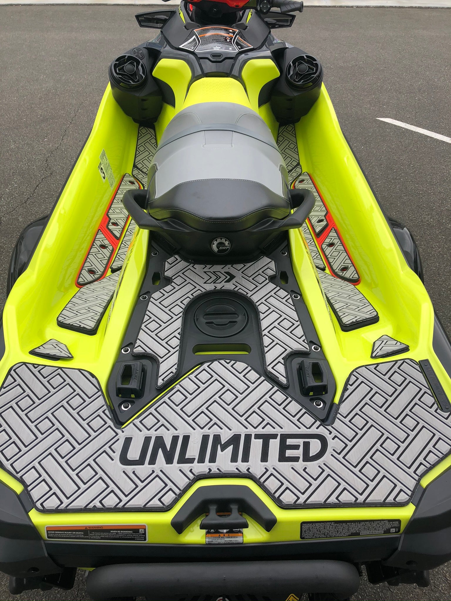 SEADOO デッキマット テープ付き RXT-X レクタングル 各色 UNLIMITED UL51131 シードゥ BOMBARDIER – JSP  TOKAI