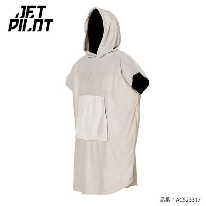 JETPILOT UNISEX VENTURE HOODIE TOWEL, Microfiber Towel, Poncho, Pool, ACS23317