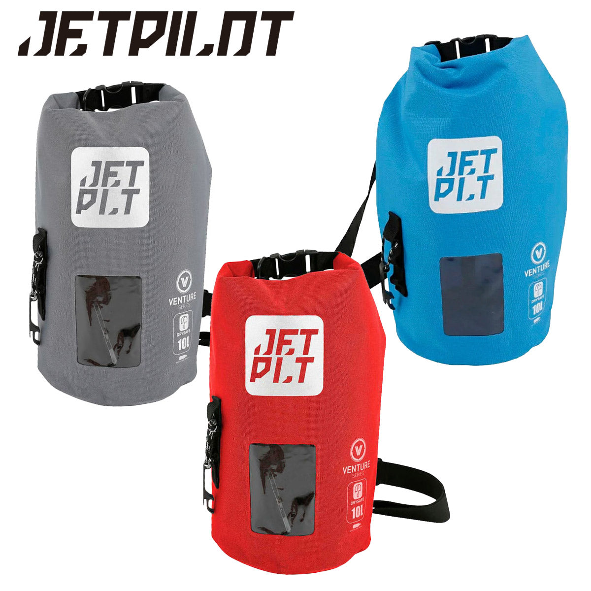JETPILOT Jet Pilot Roll Top 5 litros BOLSA IMPERMEABLE Lona Marina Deportes Barco Playa Piscina