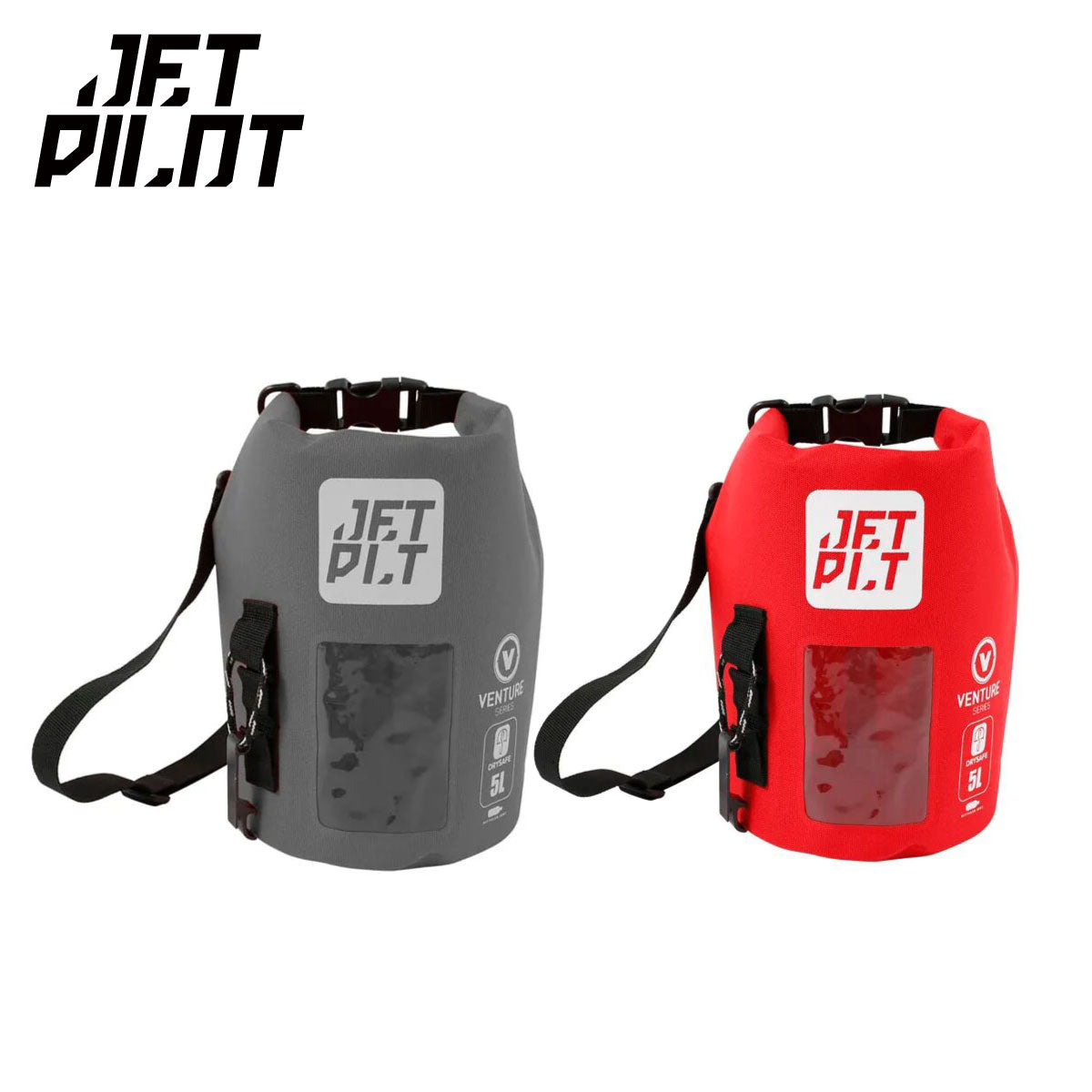 2025新作 JETPILOT ジェットパイロット  ロールトップ バッグ 5リットル ベンチャー WATERPROOF BAG マリンスポーツ ボート 海水浴 プール ACS24908