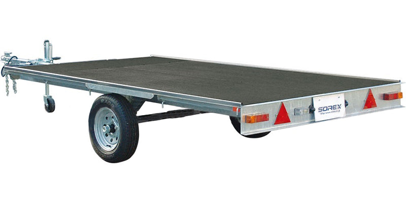 SOREX AT-500 1 boat capacity steel frame small 4 number small car maximum load capacity 500kg trailer