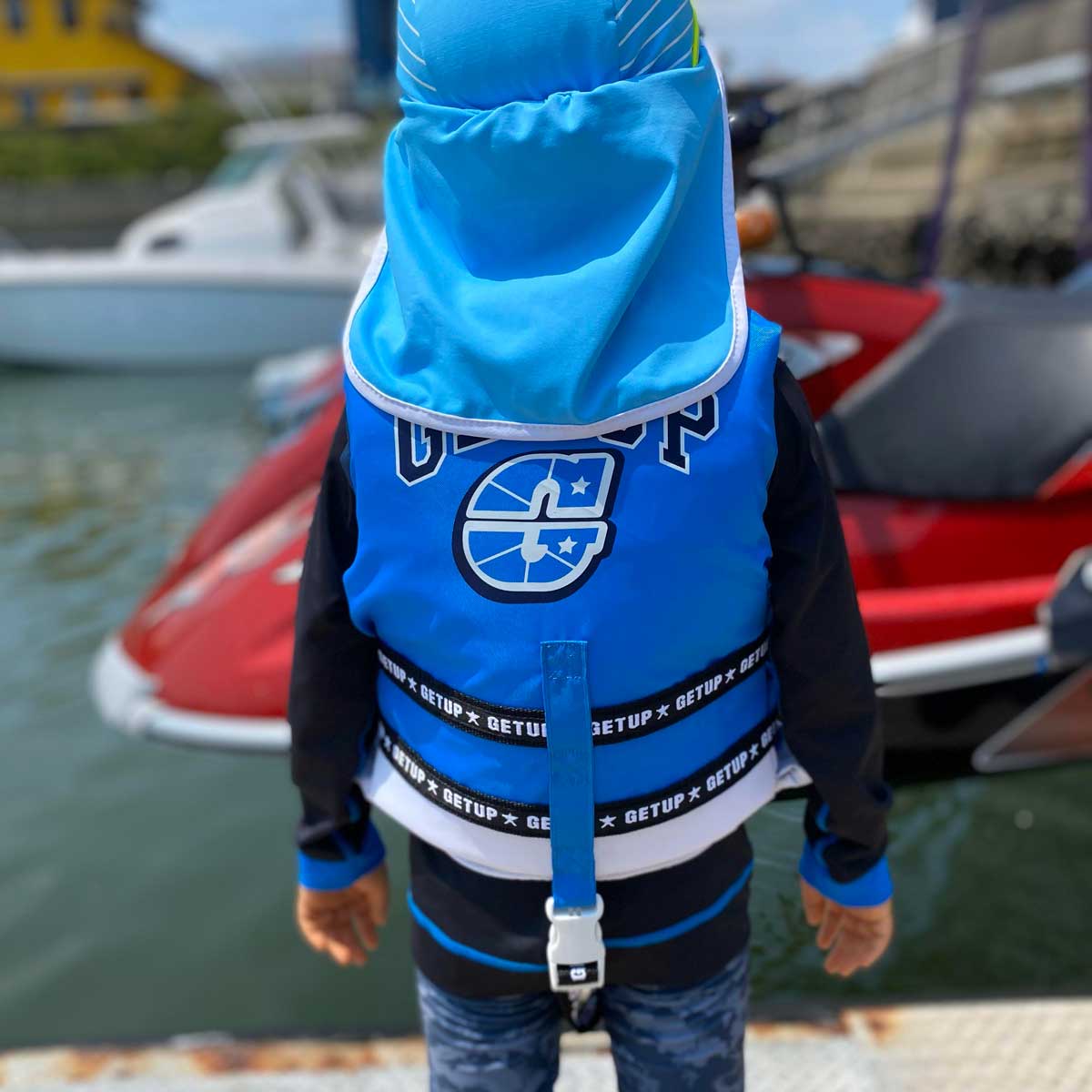 [40% OFF] GETUP Life Jacket for Children, Kids, Life Vest, GCL-371, Nylon Material, Elementary School, River Play, Junior, Pool, Beach, Outdoor, Marine