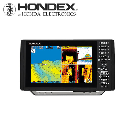 HONDEX 9-inch Wide Color LCD Plotter Fish Finder HE-9000