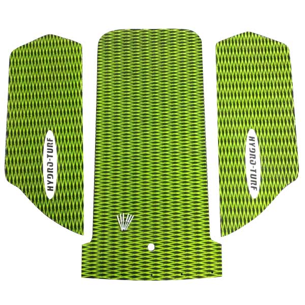 Hydro Turf Deck Mat SX-R1500 Diamond Two Tone Black x Lime Green HT-681 with 3M Seal KAWASAKI KAWASAKI