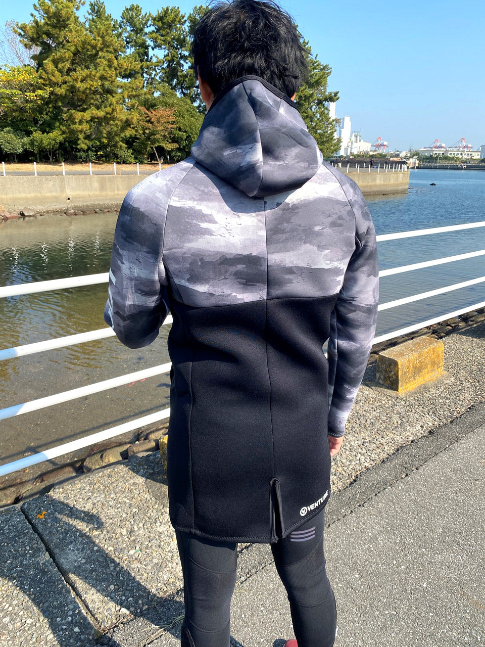 [Oferta de stock] JETPILOT VENTURE Chaqueta larga de turismo, chaqueta náutica, neopreno, traje de neopreno, moto acuática, moto acuática, barco