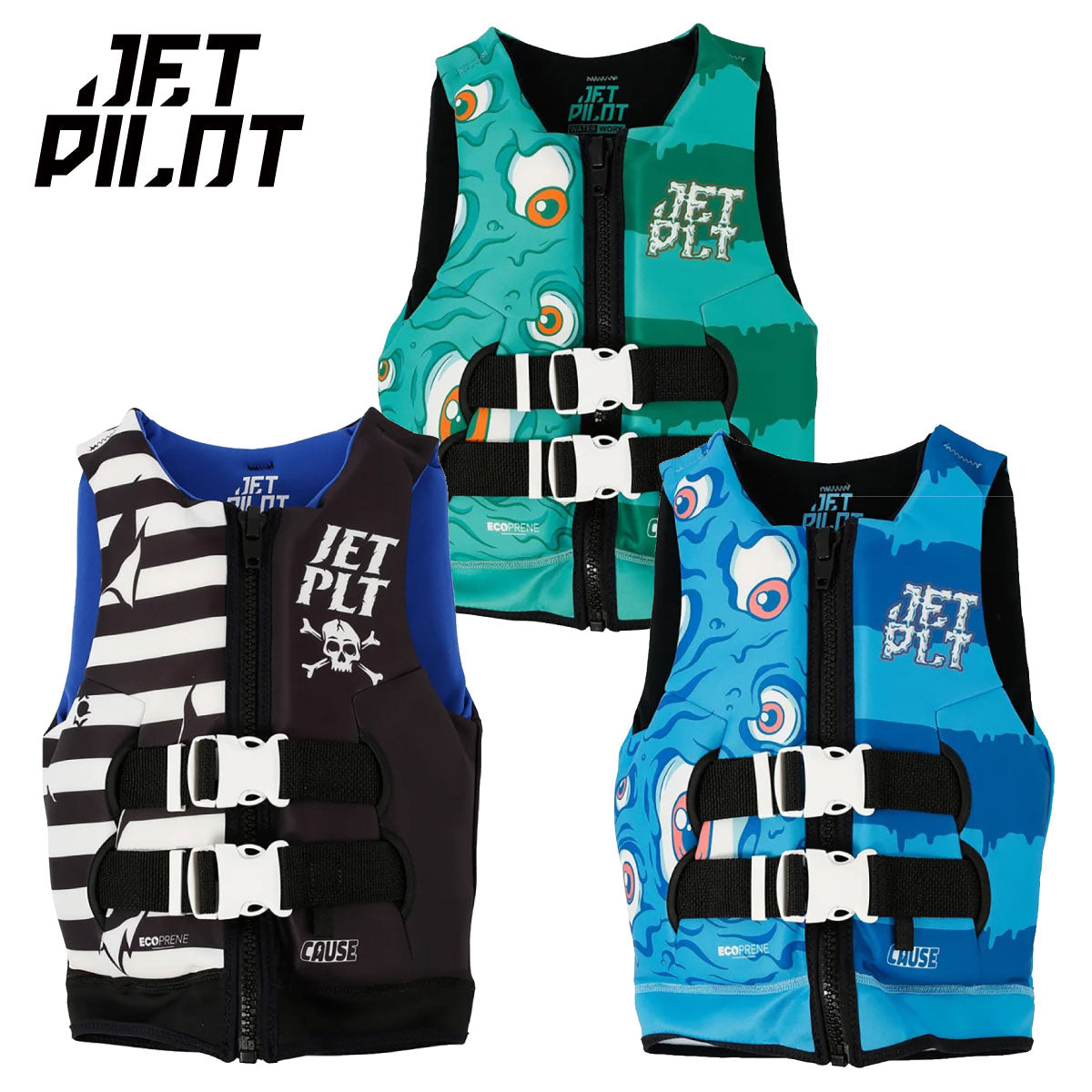 【2025新作】JETPILOT ジェットパイロット ライフジャケット BOYS　男の子　こども キッズ  JA24211B ジュニア