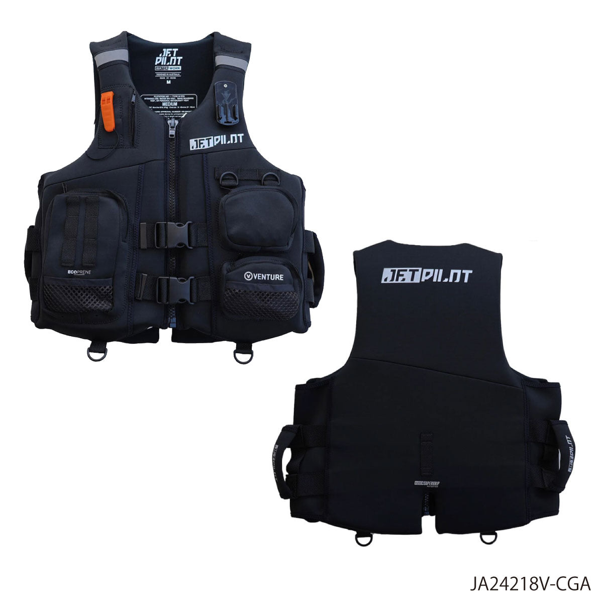 【2025新作】JETPILOT VENTURE NEO CGA VEST ライフジャケット  ネオプレン JCI予備検査 USｺｰｽﾄｶﾞｰﾄﾞ JA24218V-CGA