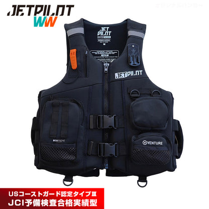 JETPILOT VENTURE NEO CGA VEST ライフジャケット ネオプレン JCI予備検査 USｺｰｽﾄｶﾞｰﾄﾞ JA24218V-CGA