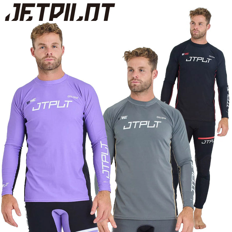 【Liquidación de inventario】JETPILOT RX VAULT LS RASHIE Rashguard Hombre Manga Larga Jetpilot JA24507