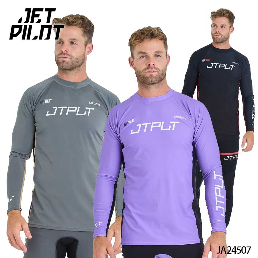 [New for 2025] JETPILOT RX VAULT LS RASHIE Long Sleeve Jet Pilot Rashguard Men's JA24507