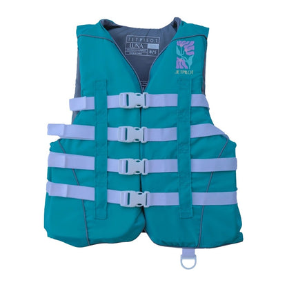 [2026 New Model] JETPILOT Life Vest for Adults, Nylon, Women's, Jet Ski, Small Craft, JA25376CGA