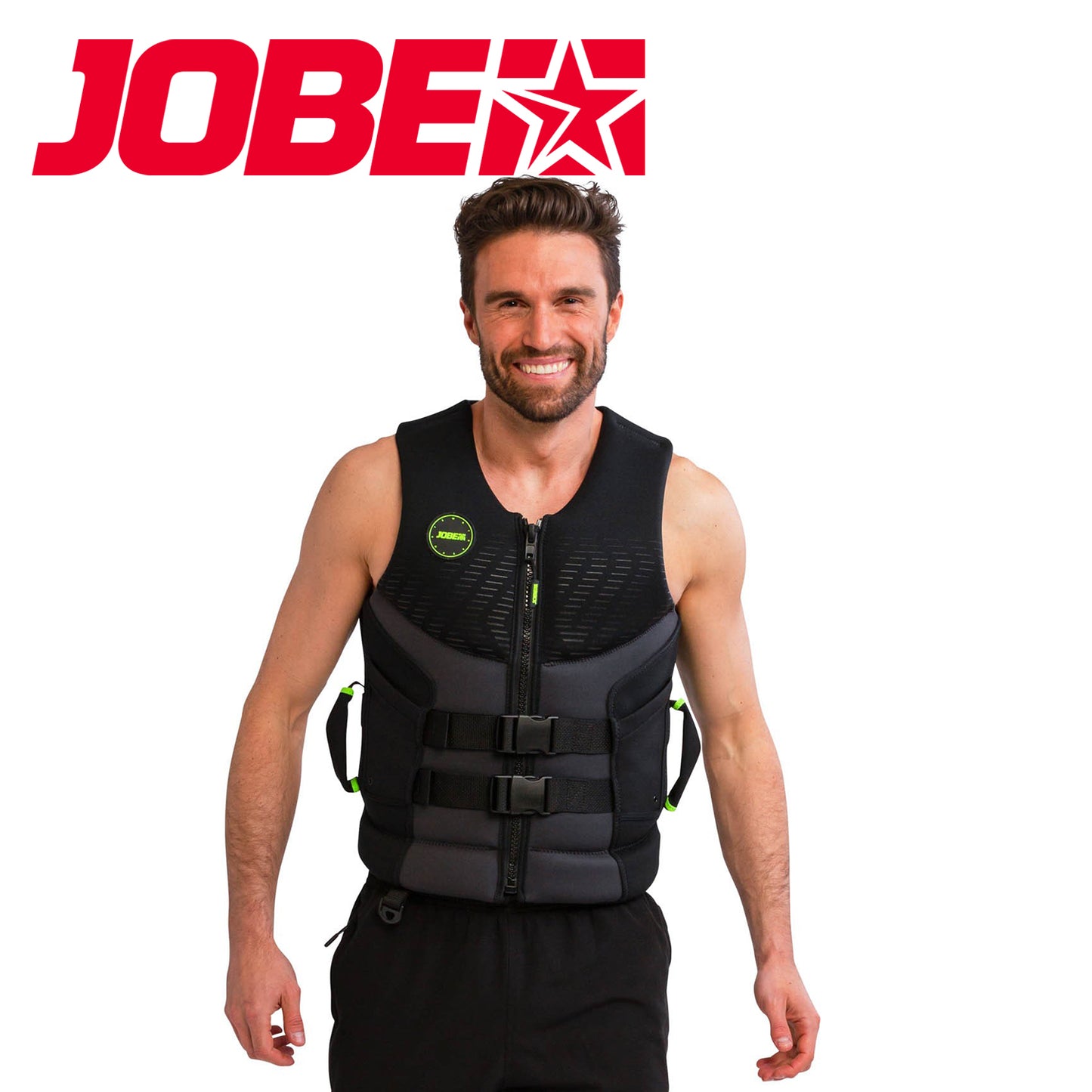 Jobe ネオプレン ライフベスト ライフジャケット メンズ 男性用 ブラック 救命胴衣 大人用 Men Black 244923013