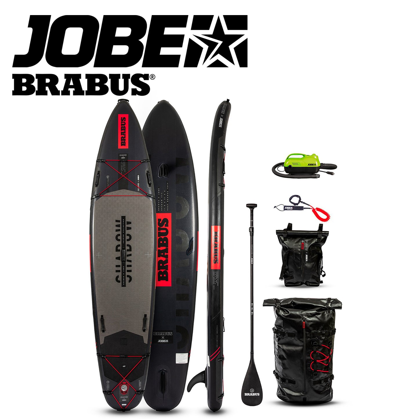 【予約受付中】BRABUS x Jobe Shadow 11.6  SUP Limited Edition Package シャドー アドベンチャー サップ 限定パッケージ　486423005