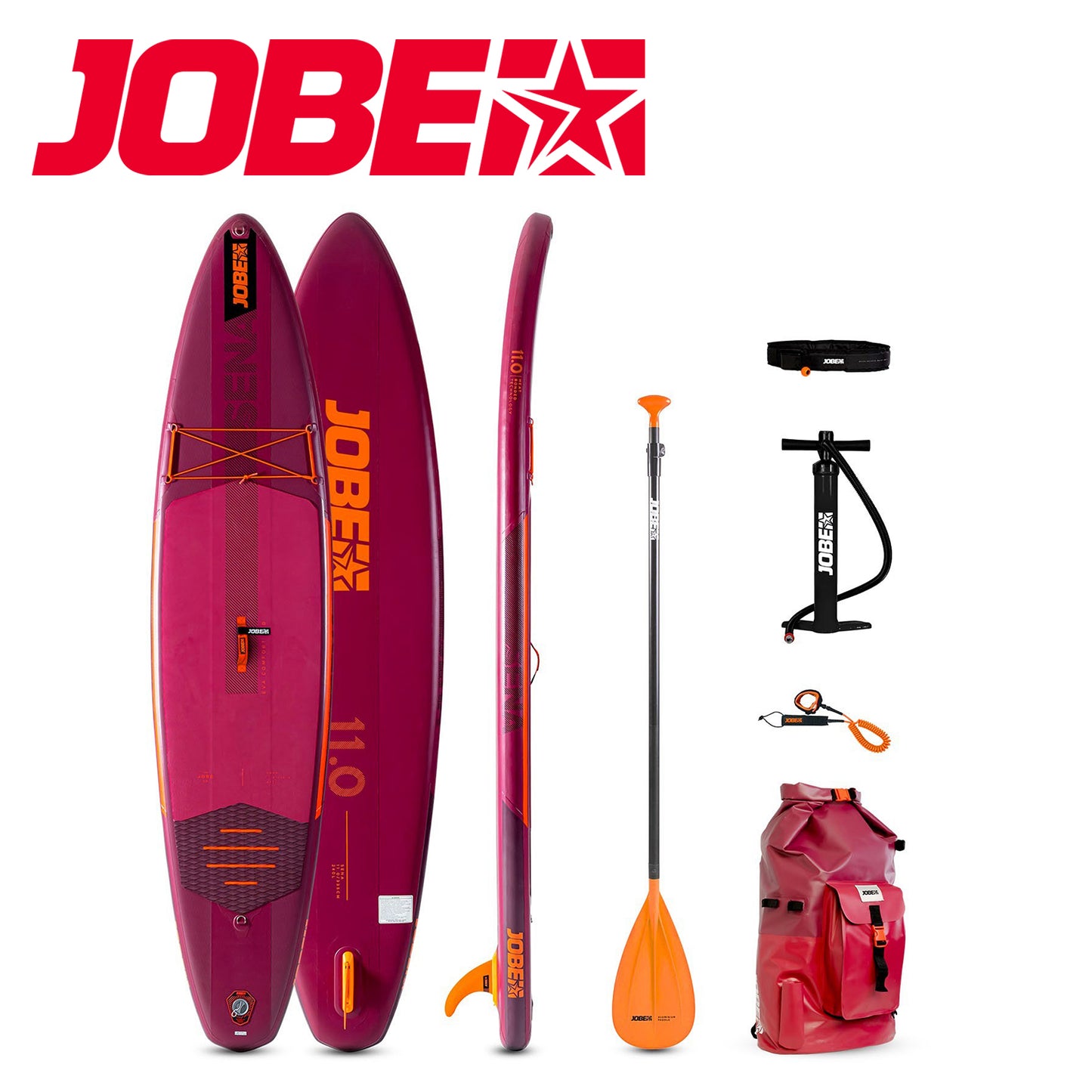 【予約受付中】Jobe Sena 11.0 Inflatable Paddle Board Package エアロ セナ SUP ボード 11.0パッケージ　486423010