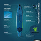 【予約受付中】Jobe Yarra 10.6 Inflatable Paddle Board Package Steel Blue エアロ ヤラ SUP ボード 10.6パッケージ スチールブルー