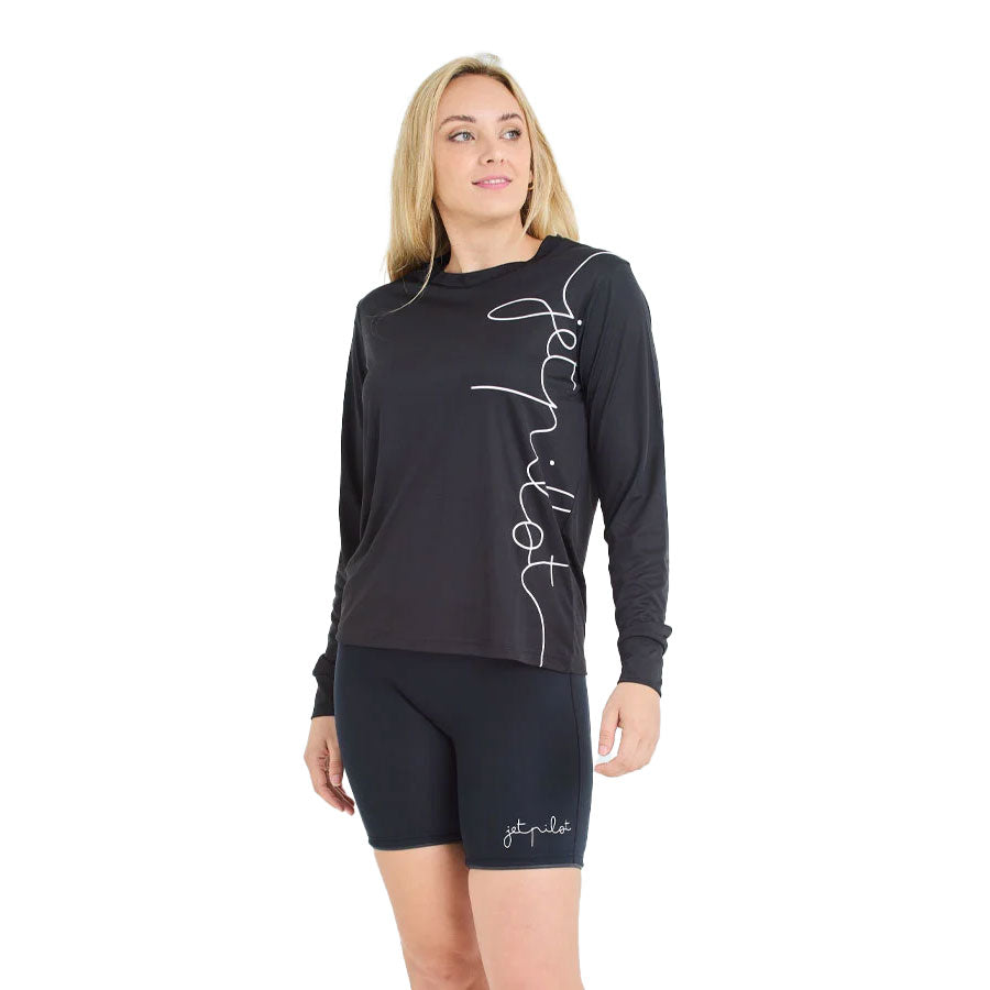 [New for 2025] JETPILOT PACER HYDRO TEE LS Women's Long Sleeve Rash Guard S24020