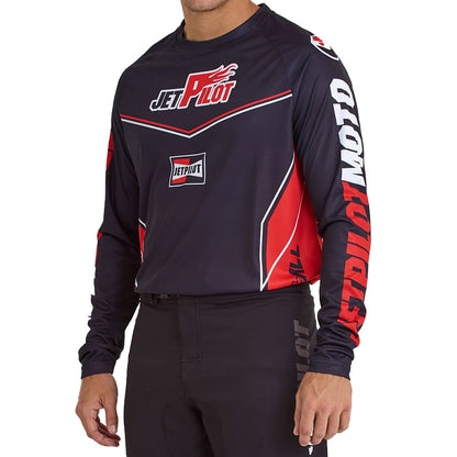 [New for 2025] JETPILOT RX MOTO JERSEY Jet Pilot Rashguard Jersey Men's S24618