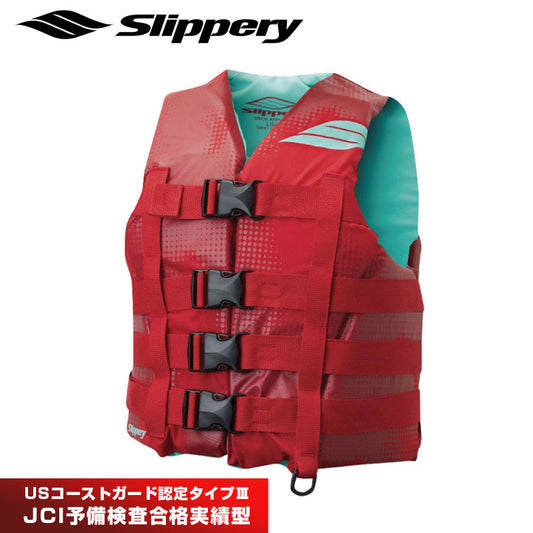 【35%OFF】SLIPPERY ライフジャケット 小型船舶特殊 JCI予備検査承 ハイドロベスト スリッパリー 男女