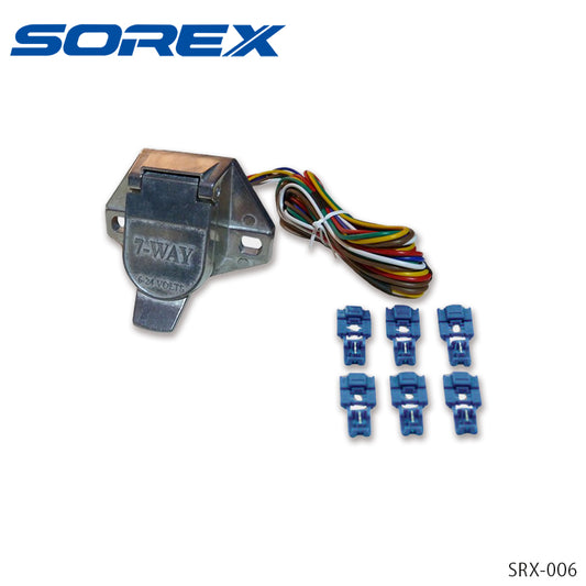 SRX-006　SOREX　車側 電気配線コネクターキット  純正 7極配線キット  ソレックス トレーラー部品