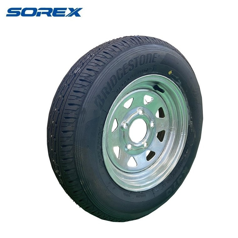 Tire &amp; Hole [12 inch] SOREX Genuine Trailer SRX-016-BLS